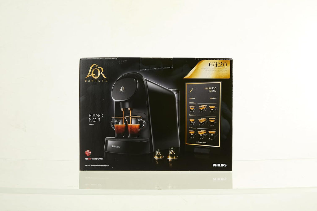 Luxentia Original, Coffee Machine à Capsules, Double Capsule, Double Plaisir, Noir, LM8012/60