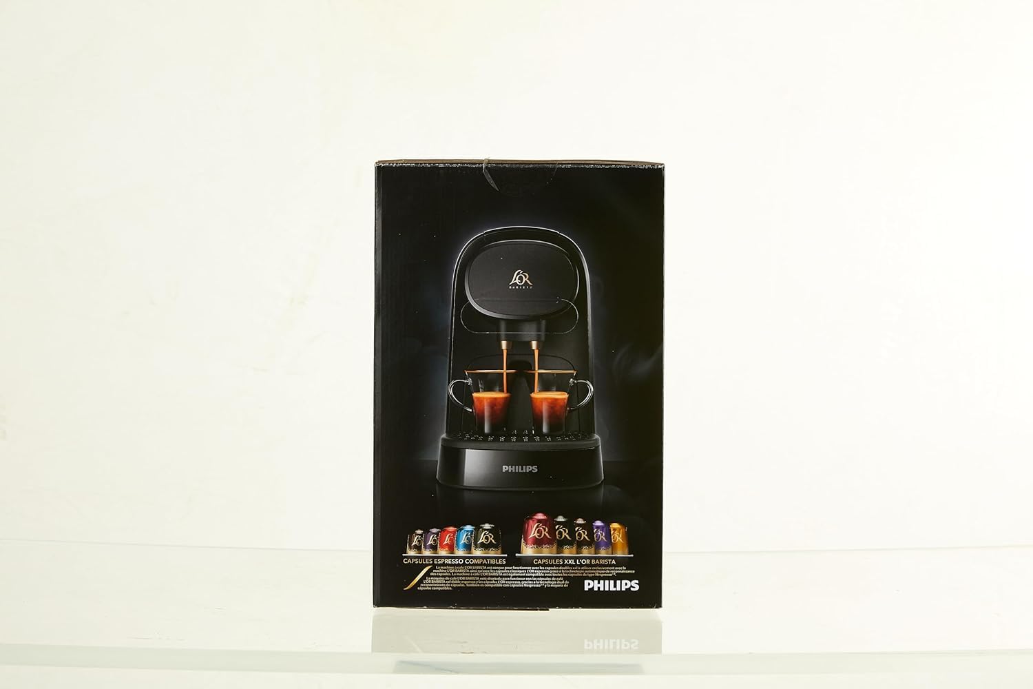 Luxentia Original, Coffee Machine à Capsules, Double Capsule, Double Plaisir, Noir, LM8012/60