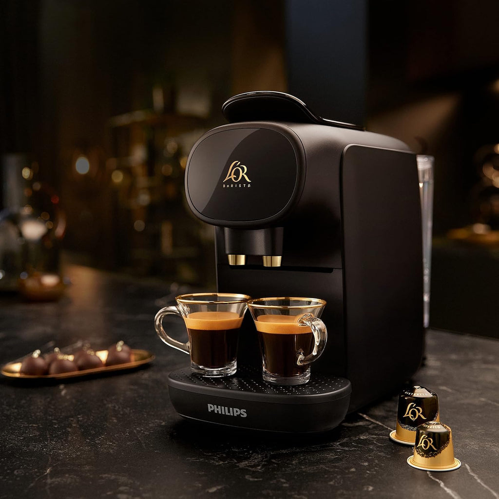 Luxentia Cafetière à capsules Premium - Coffee Machine à 19 bars, Noir LM9012/60